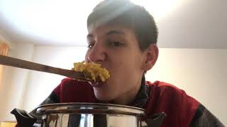 MACARONI AND CHEESEKRAFT DINNERASMREATING SOUNDSBIG BITESMOST POPULAR ASMR FOOD음식을 [upl. by Colwin]