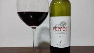 0180  Vinho Villa Antinori Pepolli Chianti Classico 2016 [upl. by Vinita]