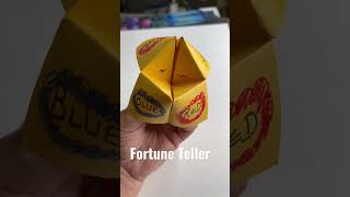 Fortune Teller  Fortune teller paper fold shorts craft fortuneteller [upl. by Ragouzis815]