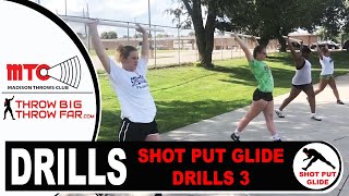 SHOT PUT DRILLS GLIDE 3 [upl. by Annairdua732]