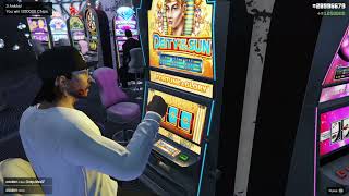 GTA Online • Win 125 million • On Deity Of The Sun slotmachine • In The Diamond Casino • 🎰💰 [upl. by Mandler801]