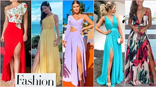 IDEAS DE VESTIDOS PARA ASISTIR A UNA BODA EN LA PLAYA  VESTIDOS PARA BODAS EN LA PLAYA 😍 [upl. by Abrams]