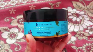 Pilgrim Argan Oil Hair Mask Review with White Lotus and Camellia ❤️ [upl. by Giess215]