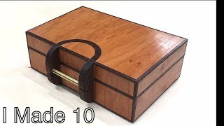 10 Amazing wooden keepsake boxes  Production mindset build [upl. by Philine247]