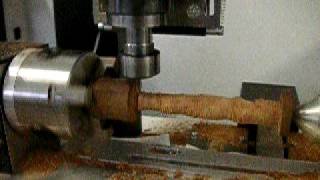 fresare legno 3D CNC [upl. by Nnylkoorb]