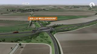 S 3 Weinviertler Schnellstraße Hollabrunn bis Guntersdorf Visualisierung [upl. by Godred116]