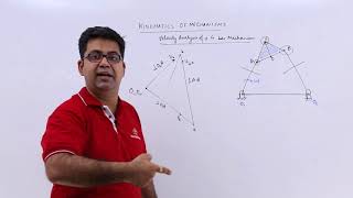 Velocity Analysis Of 4 Bar Mechanism [upl. by Nirrac]