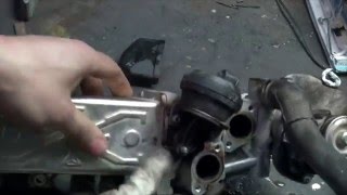 Tiguan szalony EGR wymiana  replacement EGR [upl. by Ley]