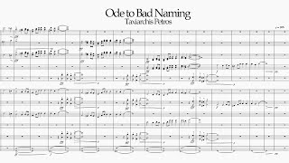 Ode to Bad Naming 〚Original Orchestral Composition〛 Sheet music amp Score [upl. by Hakeber]