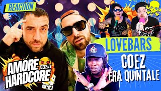 COEZ FRAH QUINTALE  LOVEBARS  REACTION con JACQUEES [upl. by Acimak637]