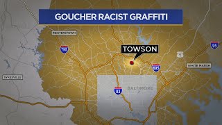 Goucher Student Arrested After More ‘Threatening Graffiti’ Found On Campus [upl. by Chuah386]