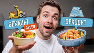 Veggie Bowl für unter 5€ 🤤  GEKAUFT GEGEN GEKOCHT mit maxxpane [upl. by Babita864]