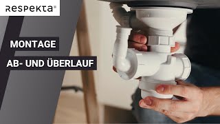 Tutorial Montage Ab und Überlaufgarnitur [upl. by Oiliruam827]