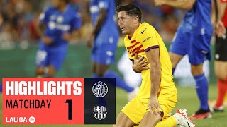 Resumen de Getafe CF vs FC Barcelona 00 [upl. by Walter]