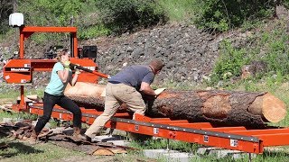 DREAM COMES TRUE Young Couple Gets Sawmill to Build DebtFree Home [upl. by Gnot865]