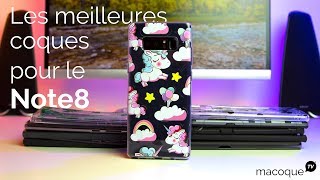 LES MEILLEURES COQUES POUR LE GALAXY NOTE 8 [upl. by Neelrihs]