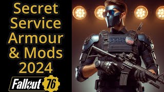 Fallout 76 Secret Service Armor Guide with All mods Jetpack amp how to Craft 2024 Update fallout76 [upl. by Aneeh]