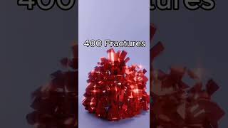 2vs 1000 fractures animation shorts [upl. by Oigroeg]