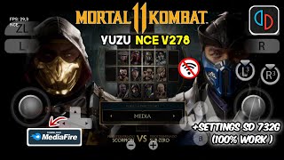 Mortal Kombat 11 Yuzu Android v278 Snapdragon 732G  Gameplay  Settings [upl. by Parrisch]