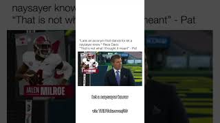 ESPNs quotCollege GameDayquot Discusses Alabama QB Jalen Milroes Branded Apparel quotLANKquot 😂 shorts [upl. by Anna]