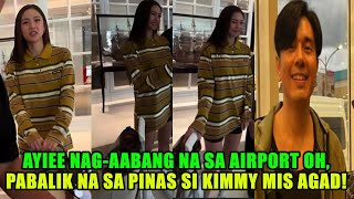 UY SWEET ANG PAGSUNDO NI DADDY PAULO KAY KIMMY SA AIRPORT BALIK PINAS NA SYA [upl. by Anatol]