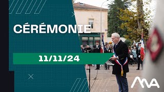 Cérémonie du 11 novembre 2024 [upl. by Reisch823]