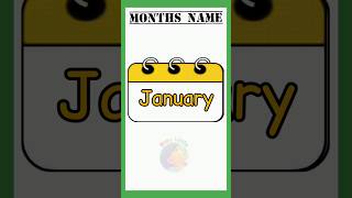 12 months name  months song for kindergarten months of the year song [upl. by Vharat]