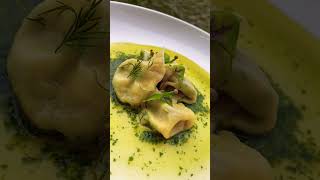 KARİDESLİ ADAÇAYLI RAVİOLİ 🍤 🥟 🌸 food yemek ravioli karides asmr [upl. by Darcie]