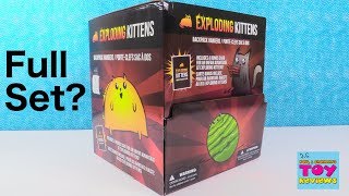 Exploding Kittens Game Backpack Hangers Blind Bag Toy Review Opening  PSToyReviews [upl. by Rusert]