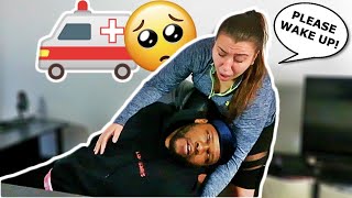 PASS OUT Prank On Girlfriend She Freaked Out  GIRLFRIEND PRANK [upl. by Sallee]