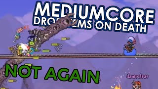 Terrarians die and lose their items again on MEDIUMCORE 4 [upl. by Salta]