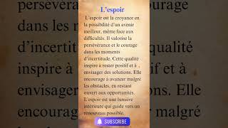 définition de lespoir definitions speakfrenchfluently boostyourfrench french [upl. by Fennie944]