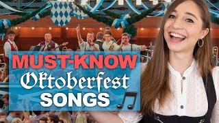 Songs you NEED to know for Oktoberfest  Feli from Germany [upl. by Pavel]