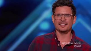 Michael Ketterer  Father of 6 Sings To Love Somebody  Amazing Golden Buzzer Audition [upl. by Yrojram]