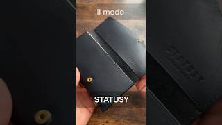 【STATUSY】長財布の「限界最小サイズ！」に挑戦。il modoイルモード革財布 コンパクト長財布 [upl. by Still365]