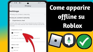 Come apparire offline in Roblox veloce e facile 2024  Come apparire offline su Roblox [upl. by Adnorrahs]