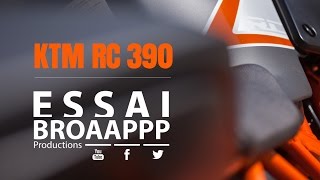 Broaappp ESSAI  KTM RC 390  Moto sportive pour permis A2 [upl. by Riegel]