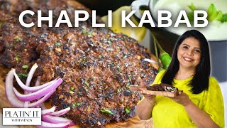 The BEST Chapli Kabab Recipe  Amazing Eid Recipe [upl. by Sinnard]