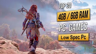 Top 20 Best Low Spec Pc Games For 4GB RAM  6GB RAM  2GB VRAM 2024 [upl. by Niel82]