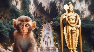 Batu Caves Malaysia video [upl. by Oijimer360]