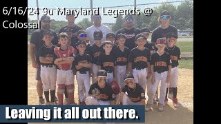 9u Maryland Legends at Colossal 9u [upl. by Stalder]