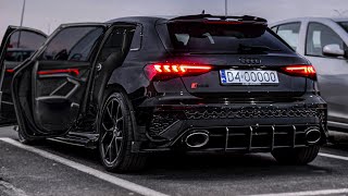 2022 NEW Audi RS3 8Y Compilation  SOUND amp START UP [upl. by Atoiyanap]