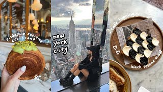 solo nyc trip 🚕🗽 cafe hopping summit one vanderbilt best cookie ichiran ramen supreme croissants [upl. by Leupold96]