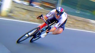 Matej Mohoric DeathDefying Descent of the Poggio  MilanoSanremo 2022 [upl. by Yluj]