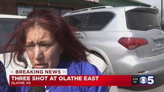 Students parents reunite following shooting that wounded at Olathe East High School [upl. by Notsecnirp508]