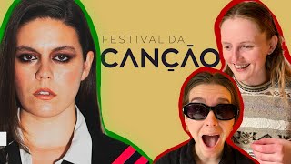 Lets REACT to IOLANDA  GRITO 🇵🇹 Festival da Canção 2024  Eurovision 2024  Portugal [upl. by Acirat684]