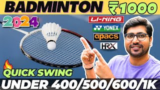 NEW🔥Best Badminton Racket Under 1000🔥Best Racket Under 500🔥Best Badminton Racket 2024 Under 1000 [upl. by Dahlia]