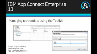 IBM App Connect Enterprise v13  Credential Management in the Toolkit [upl. by Fritzie]