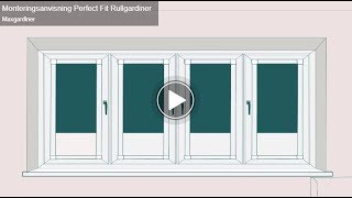 Monteringsanvisning Perfect Fit Rullgardiner [upl. by Ninahs63]