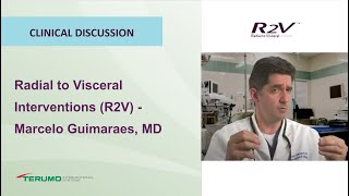 Radial to Visceral Interventions R2V  Marcelo Guimaraes MD  Terumo Interventional Systems [upl. by Zumwalt]